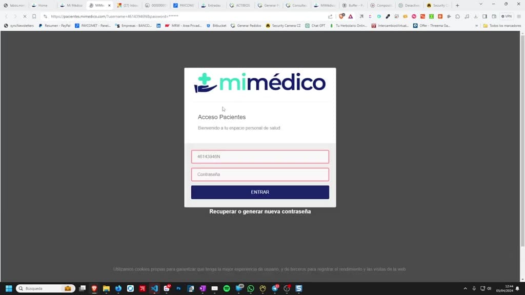 Captura del paso 2