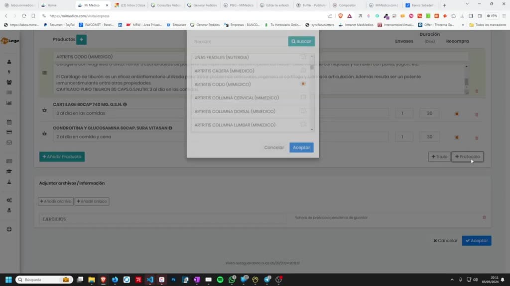Captura del paso 2
