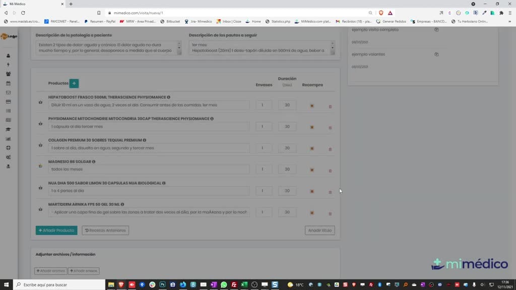 Captura del paso 2