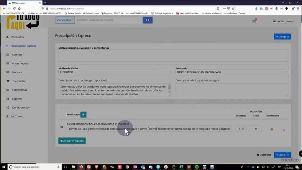 Captura del paso 2