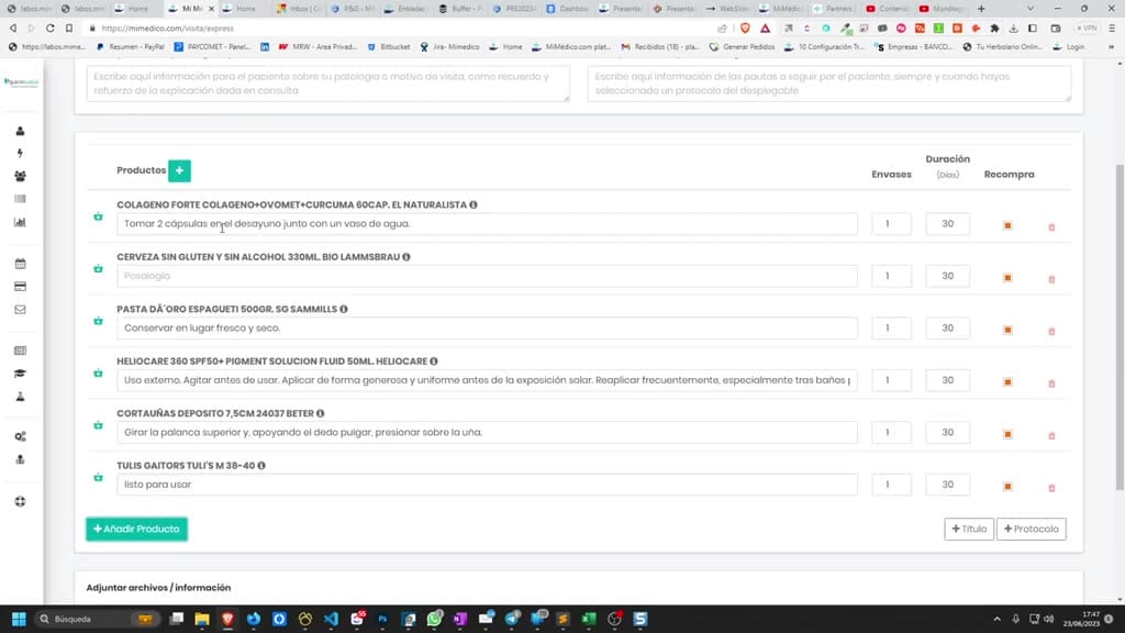 Captura del paso 2