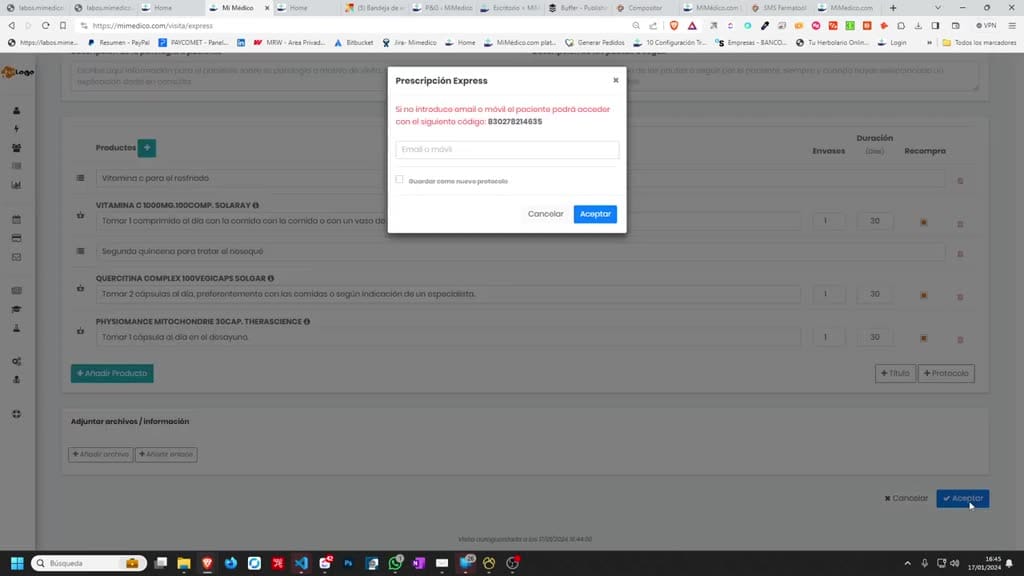 Captura del paso 3