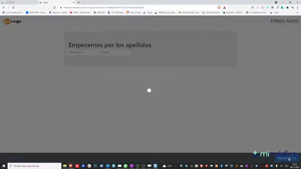Captura del paso 2