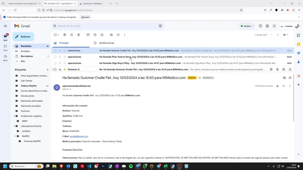 Captura del paso 1