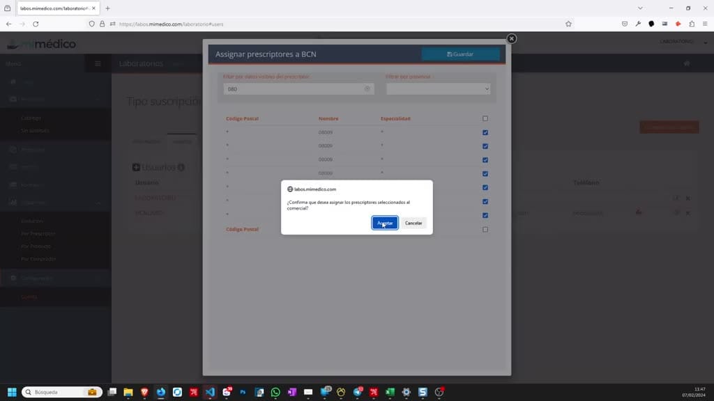 Captura del paso 3