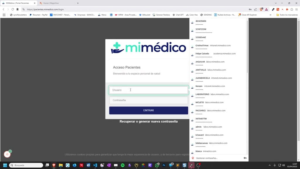 Captura del paso 2