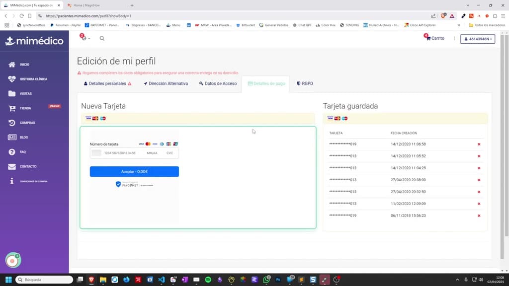 Captura del paso 4