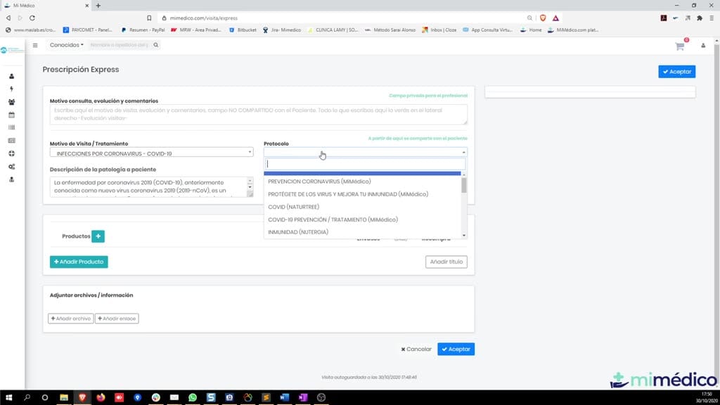 Captura del paso 3