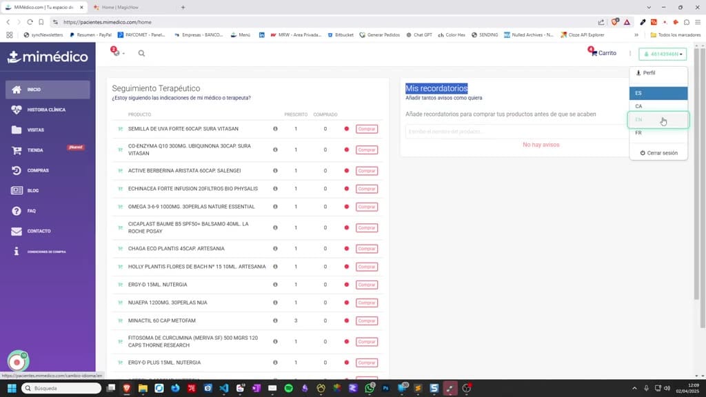 Captura del paso 5