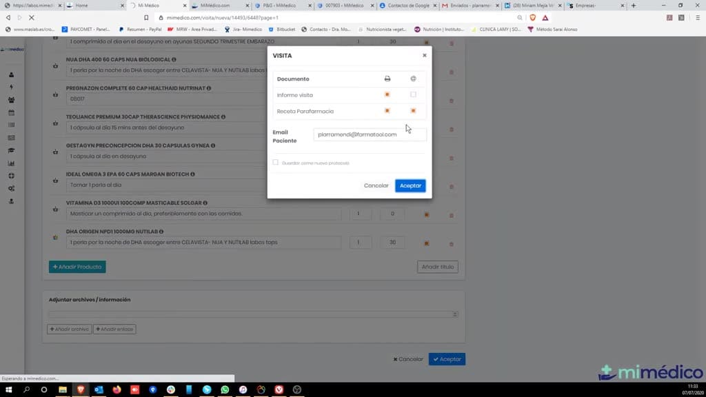 Captura del paso 3