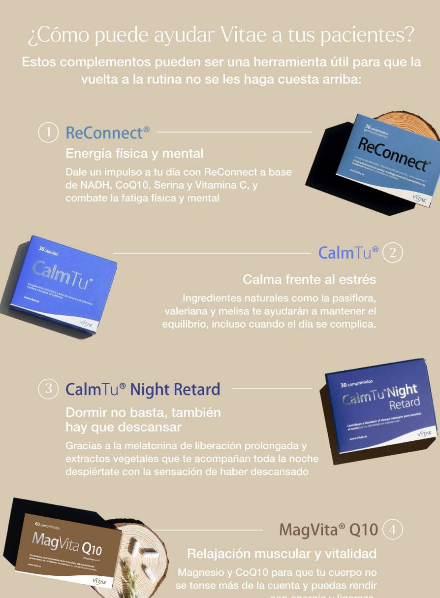 Cómo afrontar el síndrome postvacacional con Vitae