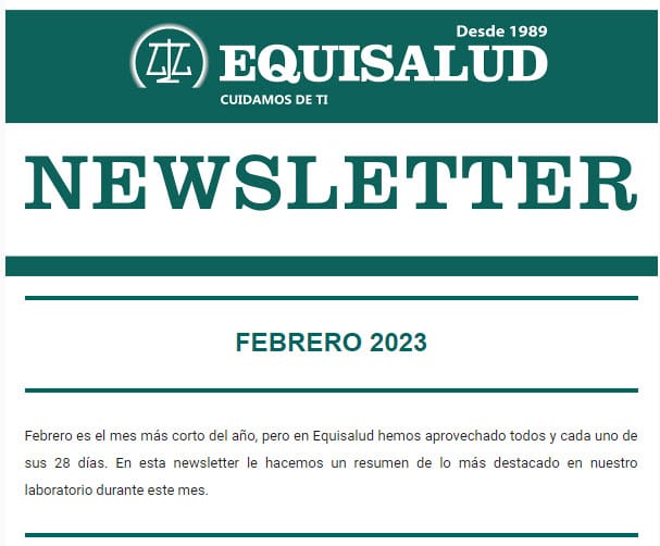 Newsletter de Equisalud: febrero 2023