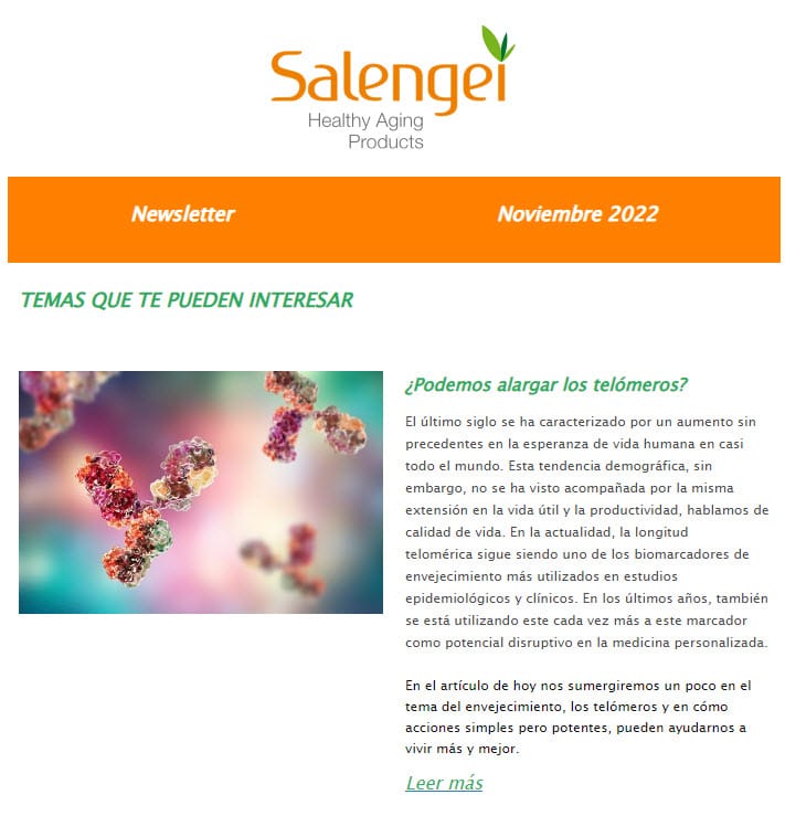 Noticias sobre salud y antienvejecimiento para profesionales