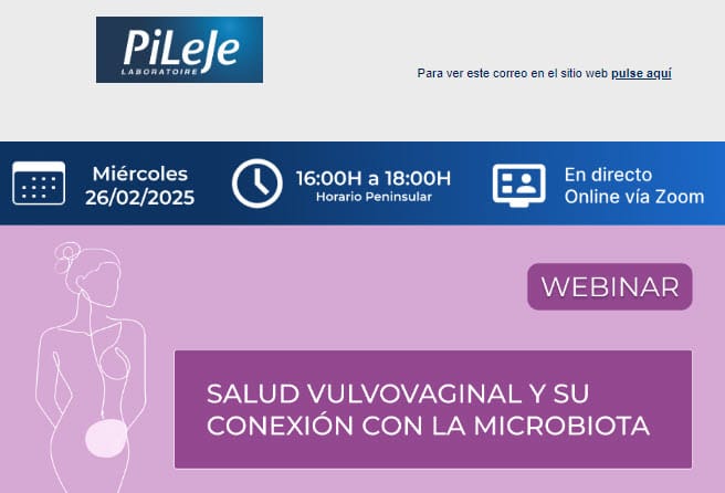🔬 Webinar: "Salud vulvovaginal y su conexión con la microbiota"