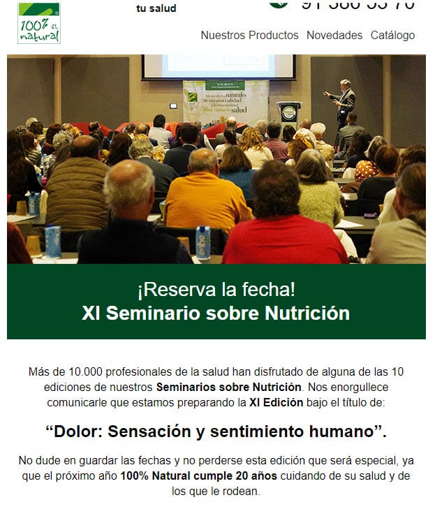 ¡Reserva la fecha! / XI Seminario sobre Nutrición