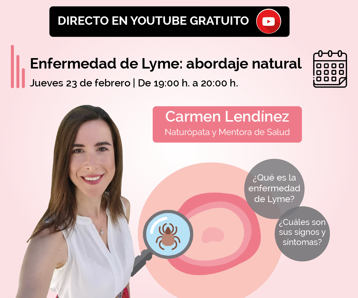 Enfermedad de Lyme: abordaje natural con Carmen Lendínez | ¡Directo gratuito en Youtube!