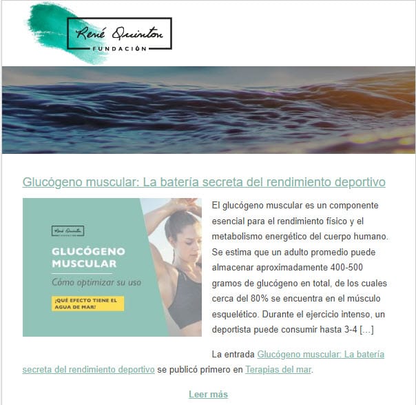 Últimos artículos en terapia marina y práctica clínica diaria