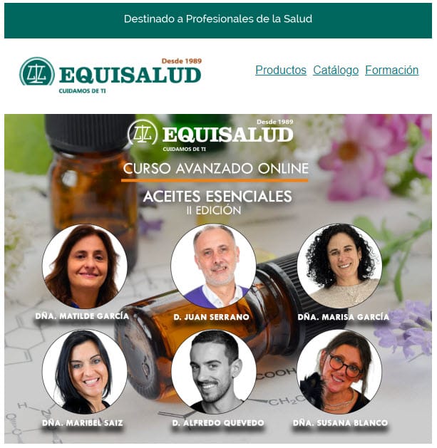 Beca Equisalud | Curso Avanzado sobre Aceites esenciales 👩‍🎓