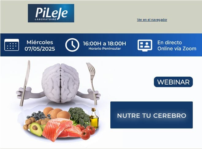 🧠 Nutre tu cerebro – Apúntate al webinar del 7 de mayo