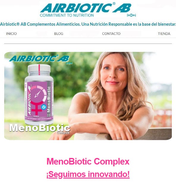 MenoBiotic Complex - Innovación para la mujer - I ❤ AB