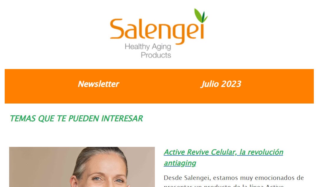 Noticias sobre salud y antienvejecimiento para profesionales