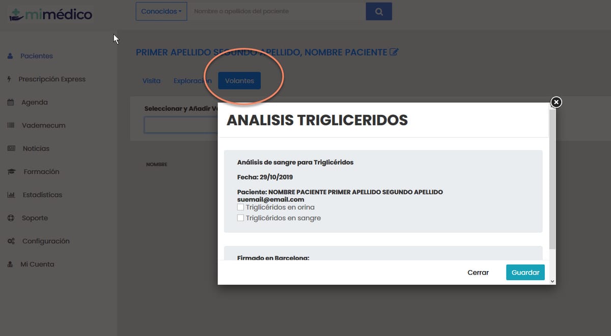 13 Configuración Volantes