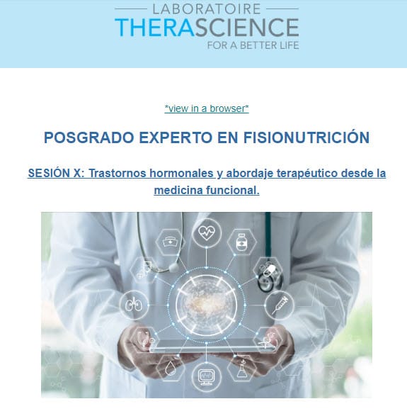 Recordatorio --> SESIÓN X: Equilibrio hormonal. Trastornos hormonales y abordaje terapéutico.