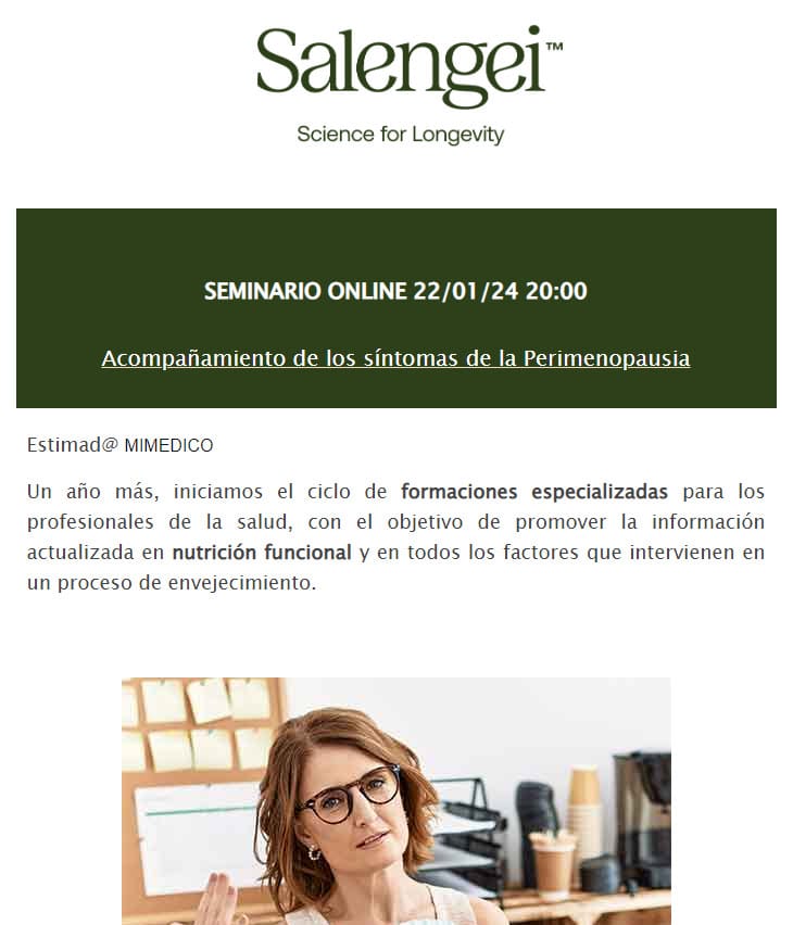 SEMINARIO Acompañamiento de los síntomas de la perimenopausia