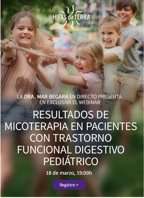 ¡Nuevo webinar! Resultados de Micoterapia en pacientes con Trastorno Funcional Digestivo Pediátrico