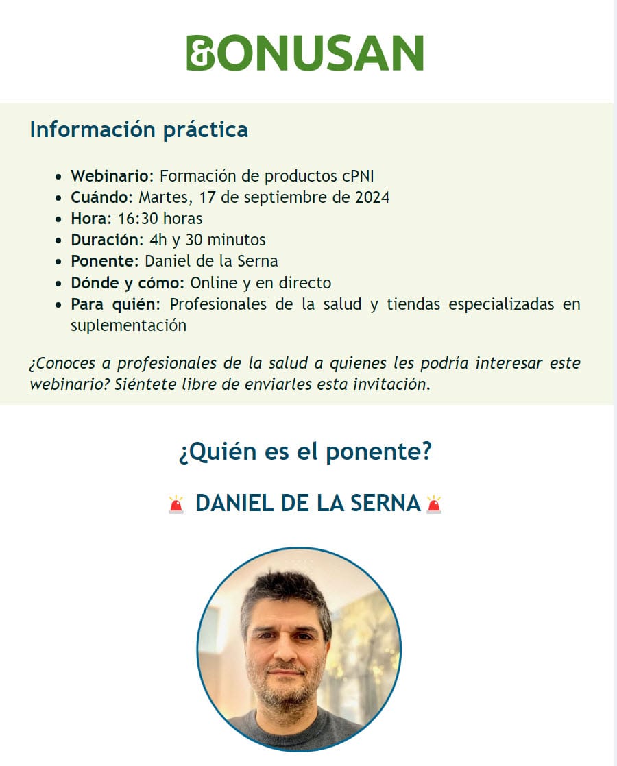 🧑‍🏫Formación productos cPNI con Daniel de la Serna