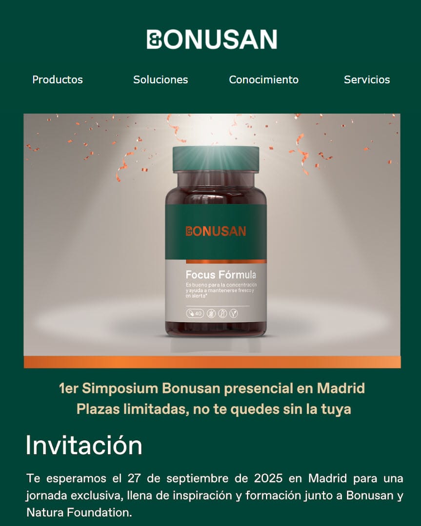 Simposium Bonusan en Madrid: plazas limitadas