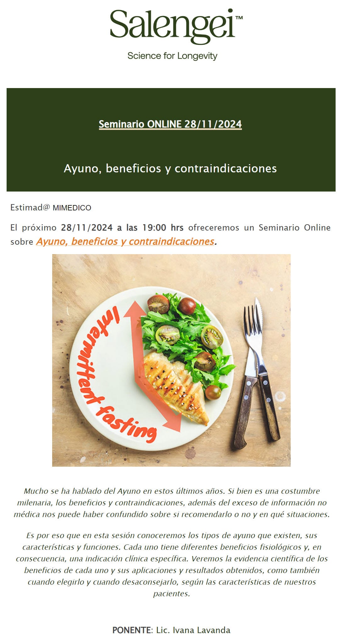 Ayuno, beneficios y contraindicaciones