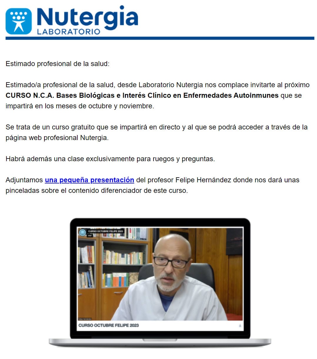 CURSO NCA ON LINE OCTUBRE NOVIEMBRE 2023