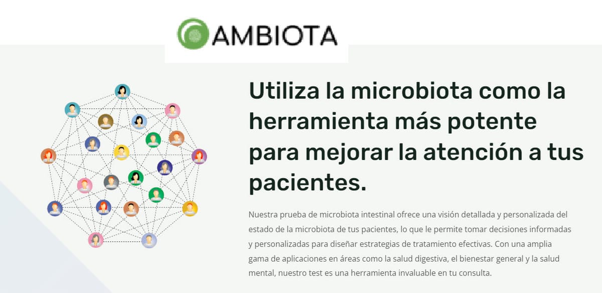 92 - Nuevo laboratorio disponible en MiMédico.com - Test Microbiota AMBIOTA