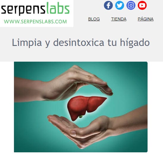 Serpens, Limpieza y desintoxicación del hígado