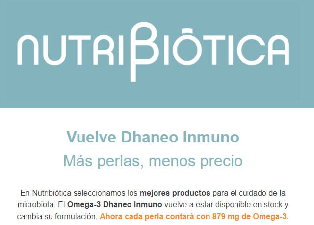 🟠 Dhaneo Inmuno - Nueva formulación Omega-3