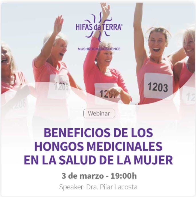 Webinar -Beneficios de los hongos medicinales en la salud de la mujer