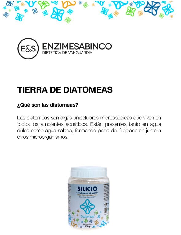 Tierra de Diatomeas para el consumo humano