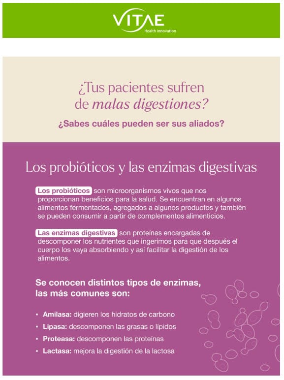 ¿Tus pacientes sufren de malas digestiones?