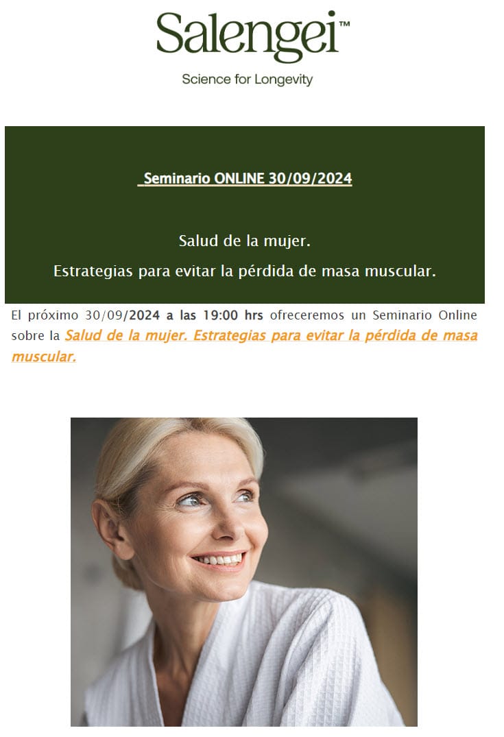 Salud de la mujer. Estrategias para evitar la pérdida de masa muscular