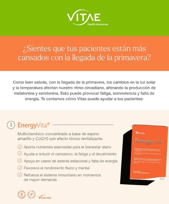 Conoce las mejores combinaciones para combatir la astenia para tus pacientes