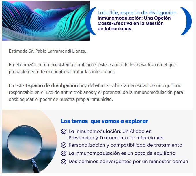 🔬 -	Inmunomodulación: Una Opción Coste-Efectiva en la Gestión de Infecciones
