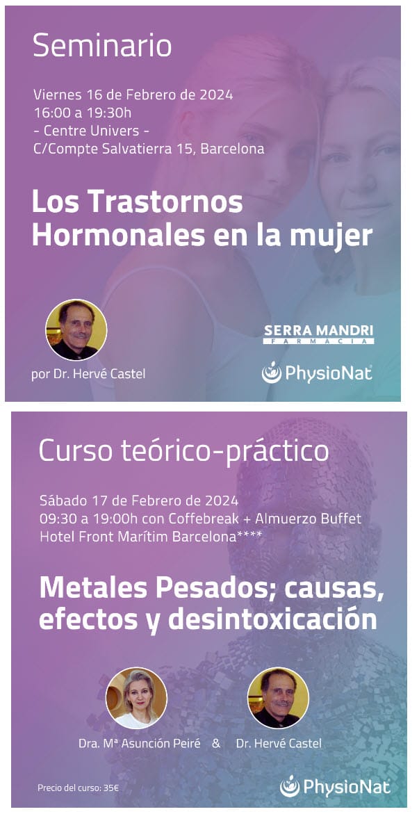 Invitación a eventos de la nueva distribución de Physionat en España