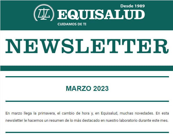 Newsletter de Equisalud: marzo 2023