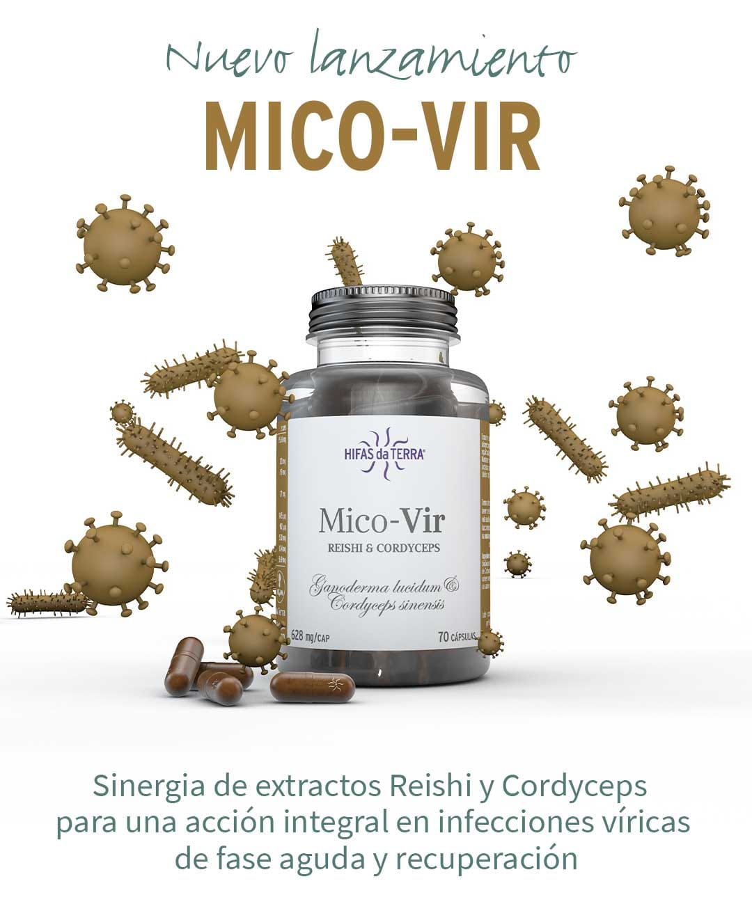 NUEVA FÓRMULA MICO VIR: REISHI + CORDYCEPS