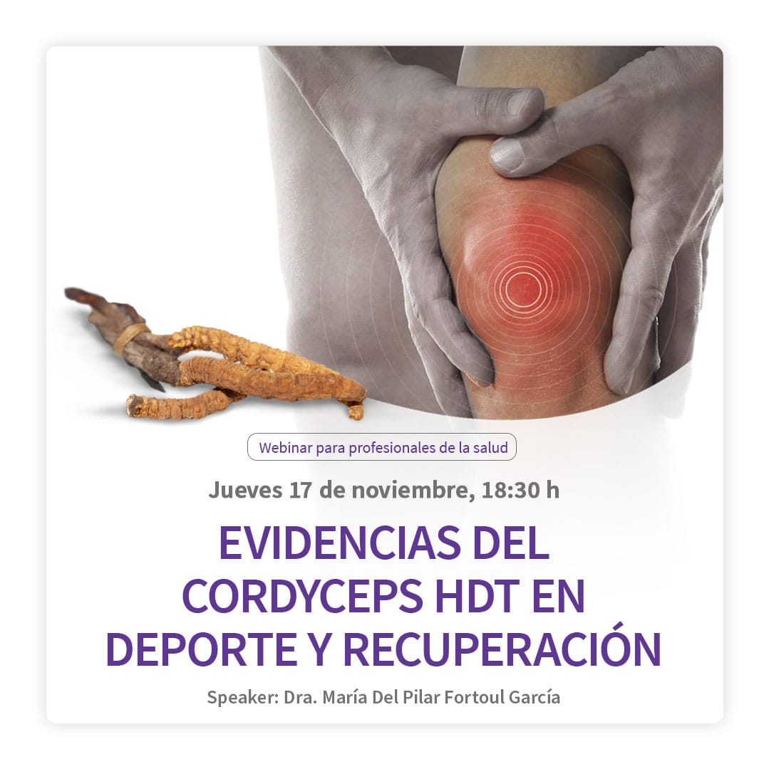 ¡Último aviso! -  Webinar Cordyceps HdT en deporte y recuperación