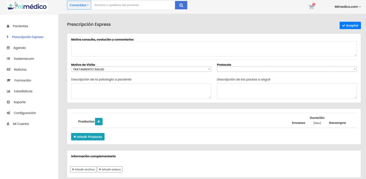 5 Prescripcion Express o Anónima