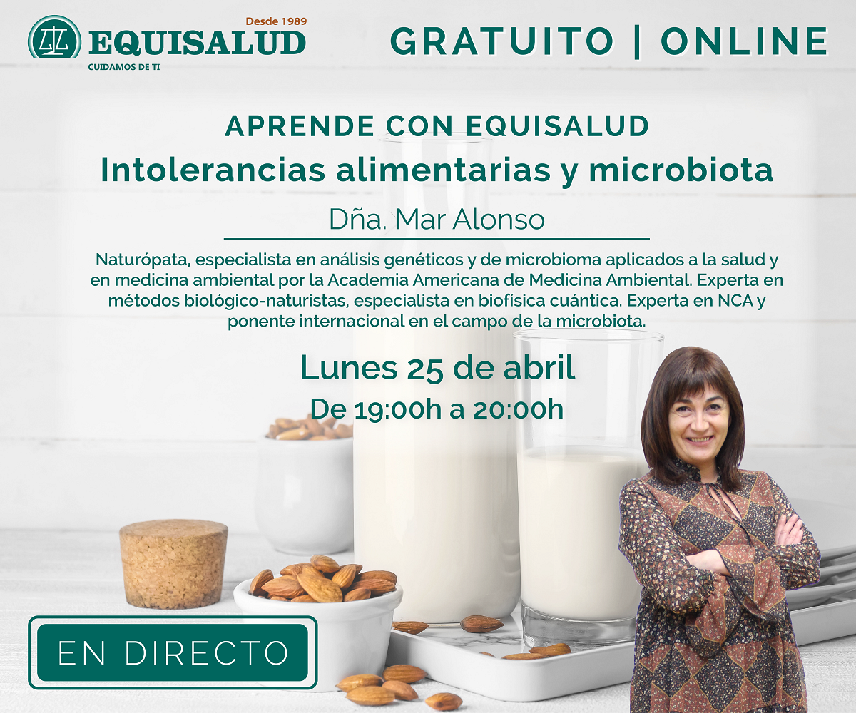 Formación gratuita y online | Intolerancias alimentarias y microbiota
