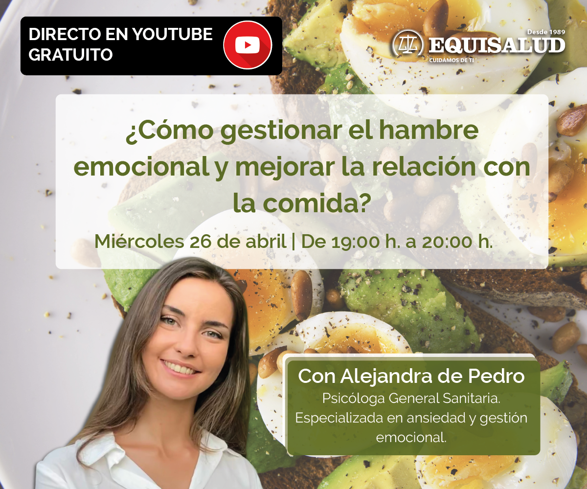 ¿Cómo gestionar el hambre emocional y mejorar la relación con la comida? | ¡Directo gratuito en Youtube!