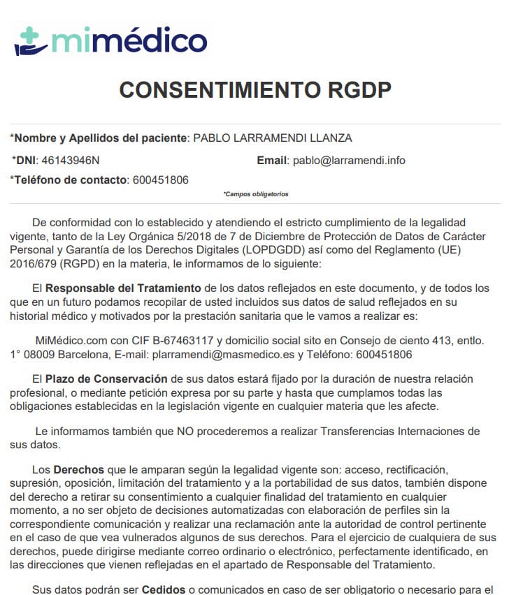 16 Alta Paciente RGPD - CheckIn MiMédico.com